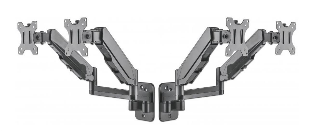 MANHATTAN Nástěnný držák LCD/ TV, kloubový, dve pohyblivé ramená (17"-32")