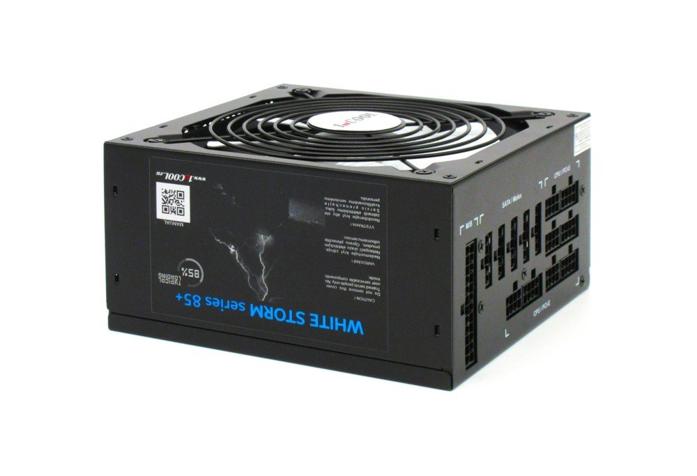 1stCOOL zdroj 700W WHITE STORM 700, APFC, 85+, modulární, ATX