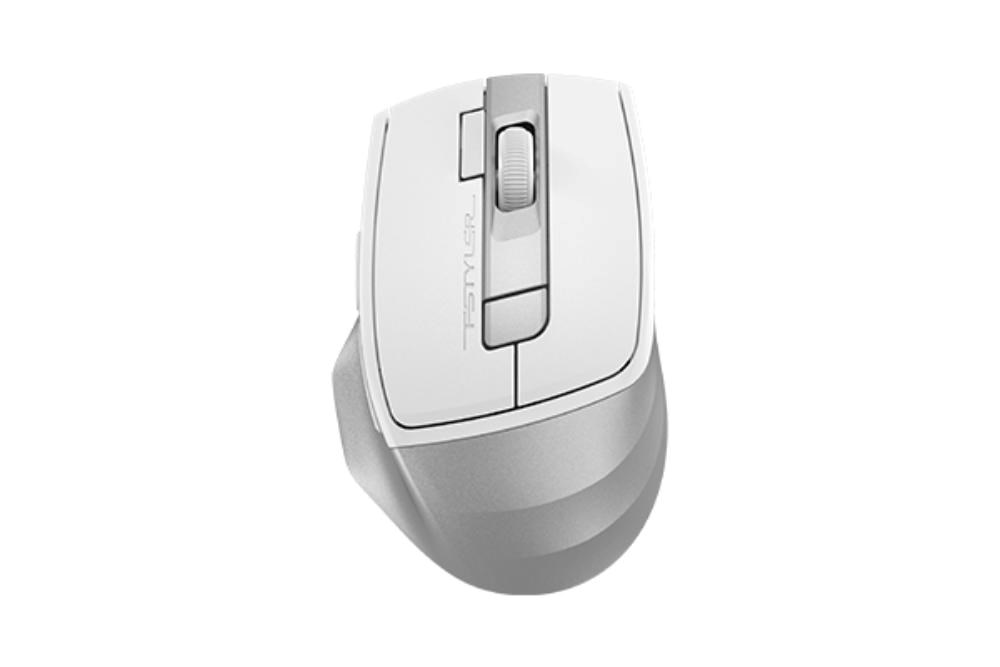 A4tech FB45CS Air2 FStyler, bezdrátová tichá kancelářská myš, BT+2,4GHz, bílá