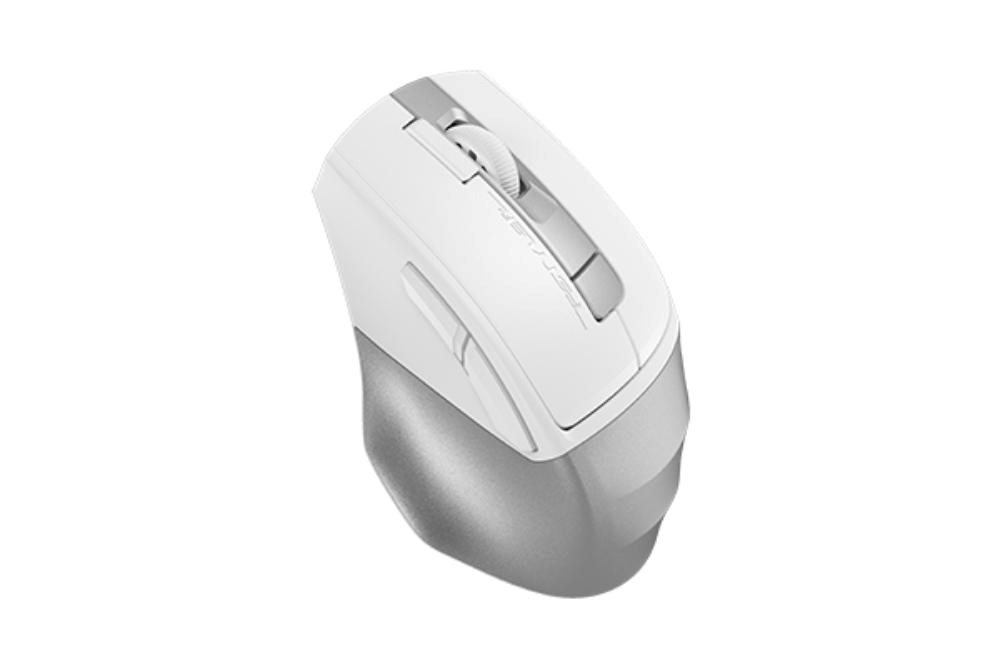 A4tech FB45CS Air2 FStyler, bezdrátová tichá kancelářská myš, BT+2,4GHz, bílá