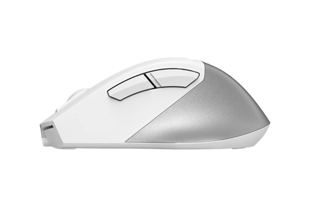 A4tech FB45CS Air2 FStyler, bezdrátová tichá kancelářská myš, BT+2,4GHz, bílá