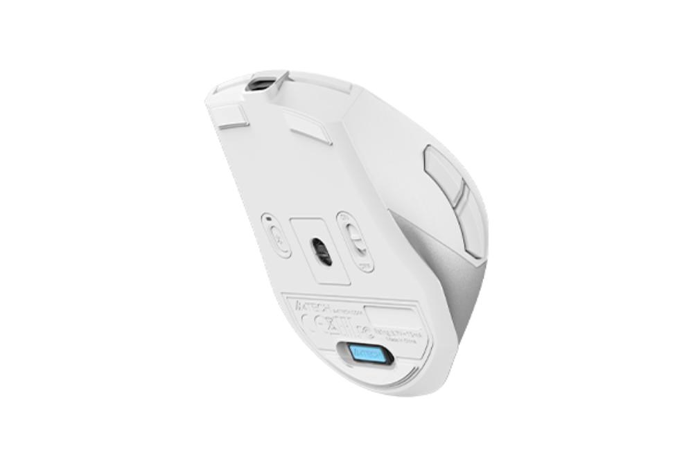 A4tech FB45CS Air2 FStyler, bezdrátová tichá kancelářská myš, BT+2,4GHz, bílá