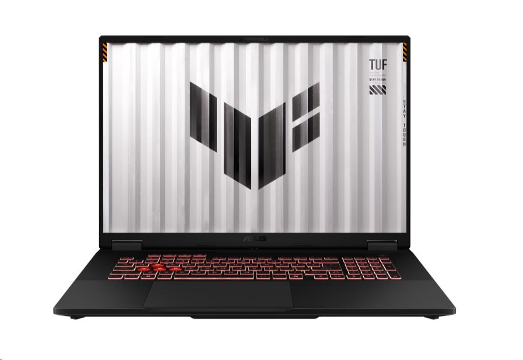 ASUS NTB TUF Gaming A18 (FA808UP-S8005), R7 260, 18" 1920x1200, 32GB, 1TB SSD, Radeon 780M+RTX 5070, No OS, Jaeger Gray