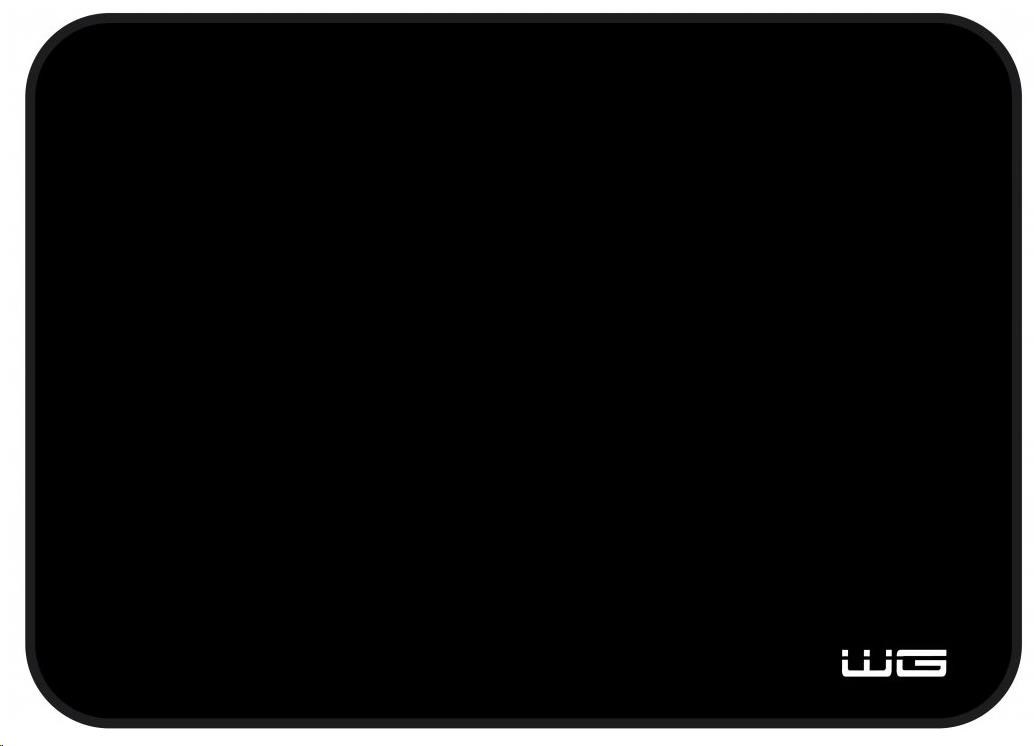 WG - Herní podložka pod myš WG3 / 350x250x3mm / black