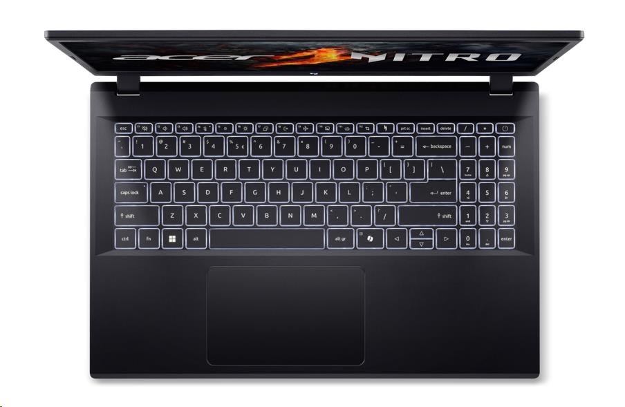 ACER NTB Nitro V 15 AI (ANV15-42-R464),R7-7445HS,15.6"FHD,32GB,1TB SSD,RTX 3050,W11H,Black