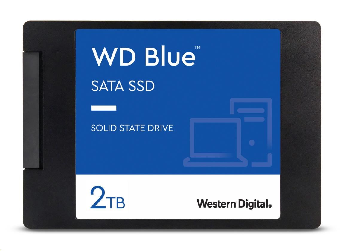 WD BLUE SSD 3D NAND WDS200T3B0A 2TB Powered by SanDisk, SATA/600, (R:560, W:530MB/s), 2.5"