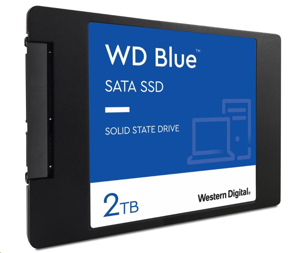 WD BLUE SSD 3D NAND WDS200T3B0A 2TB Powered by SanDisk, SATA/600, (R:560, W:530MB/s), 2.5"