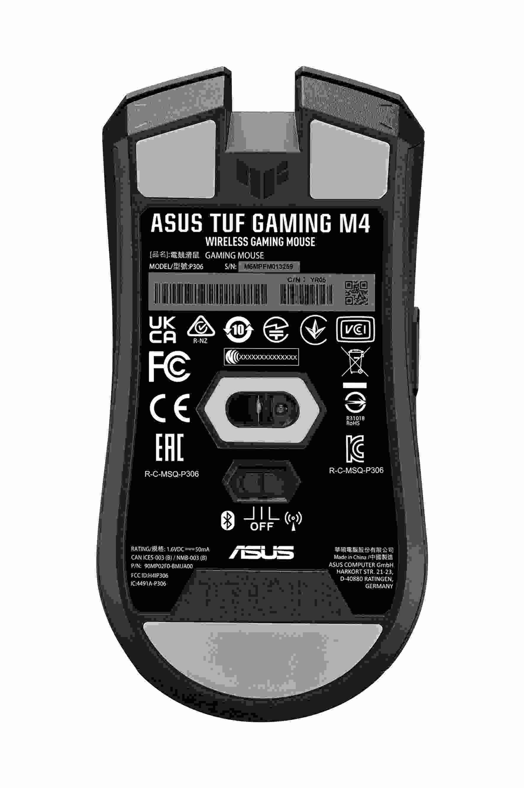 ASUS myš TUF GAMING M4 WL (P306), černá
