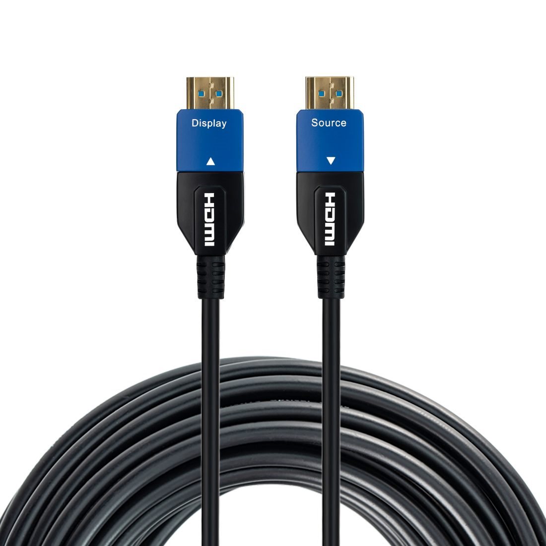 PREMIUMCORD Ultra High Speed HDMI 2.1 optický kabel 8K@60Hz 4K@120Hz 30m zlacený