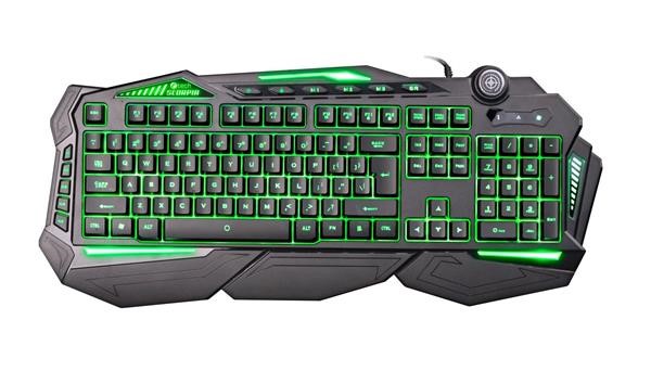 C-TECH klávesnice SCORPIA V2 (GKB-119), herní, CZ/SK, 7 barev podsvícení, programovatelná, černá, USB