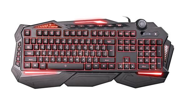 C-TECH klávesnice SCORPIA V2 (GKB-119), herní, CZ/SK, 7 barev podsvícení, programovatelná, černá, USB