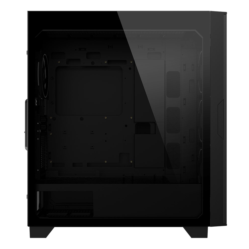 BAZAR - GIGABYTE case AORUS C500 GLASS, bez zdroje, průhledná bočnice, Mid Tower, černá - Poškozený obal (Komplet)