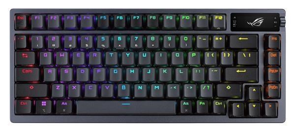 ASUS klávesnice ROG AZOTH, mechanická, Bluetooth, US, černá