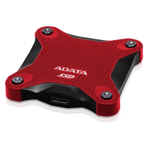ADATA Externí SSD 1TB SD620, USB Micro-B, USB 3.2 Gen 2, R:520/W:460MB/s, červená