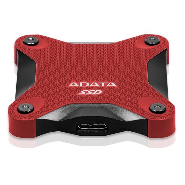 ADATA Externí SSD 1TB SD620, USB Micro-B, USB 3.2 Gen 2, R:520/W:460MB/s, červená