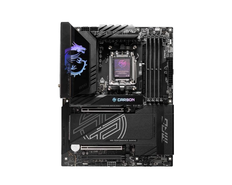 MSI MB Sc AM5 MPG X870E CARBON WIFI, AMD X870, 4xDDR5, 1xHDMI, 2xUSB4, WI-FI