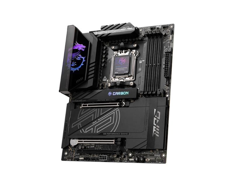 MSI MB Sc AM5 MPG X870E CARBON WIFI, AMD X870, 4xDDR5, 1xHDMI, 2xUSB4, WI-FI