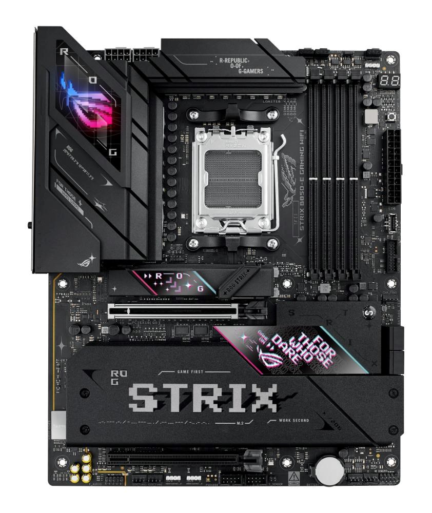 ASUS MB Sc AM5 ROG STRIX B850-E GAMING WIFI, AMD B850, 4xDDR5, 1xUSB4, 1xDP, 1xHDMI, WiFi, ATX