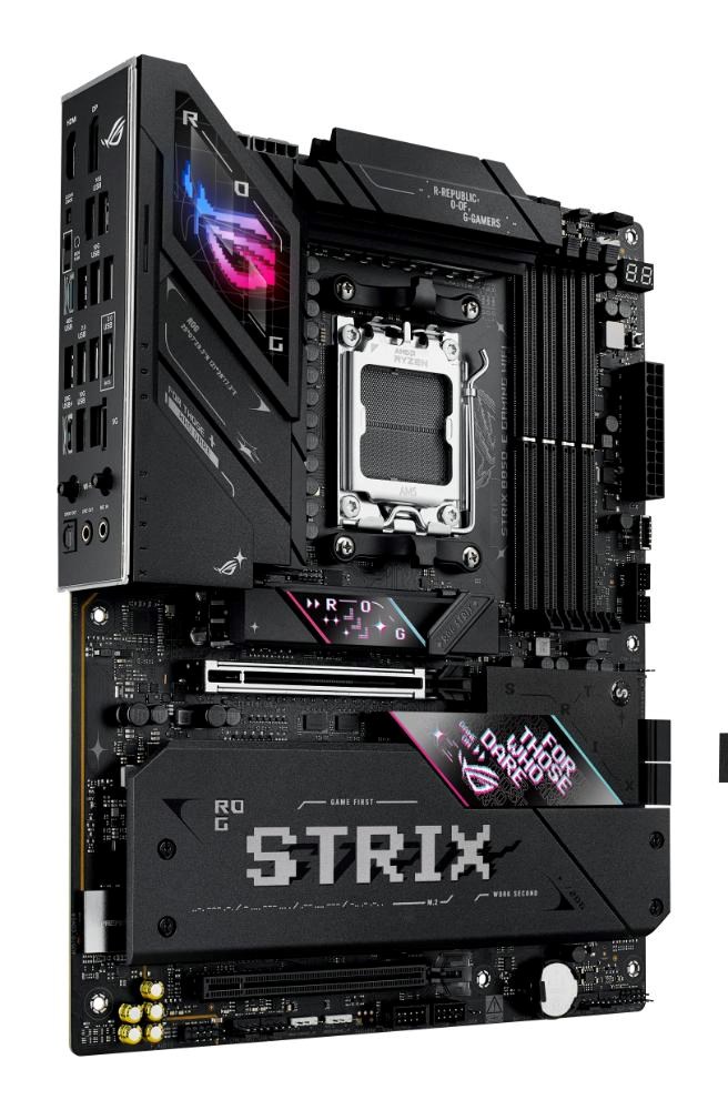 ASUS MB Sc AM5 ROG STRIX B850-E GAMING WIFI, AMD B850, 4xDDR5, 1xUSB4, 1xDP, 1xHDMI, WiFi, ATX