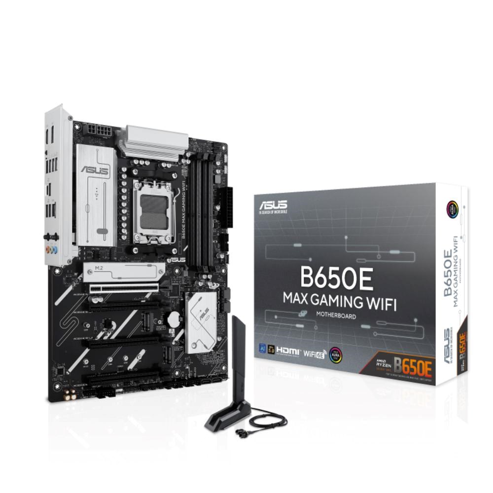 ASUS MB Sc AM5 B650E MAX GAMING WIFI, AMD B650, 4xDDR5, 1xDP, 1xHDMI, WiFi