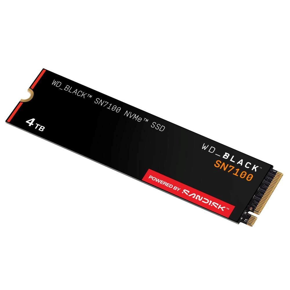 WD BLACK SSD NVMe 4TB PCIe SN7100 Powered by SanDisk, Gen4, (R:7250, W:6900MB/s)