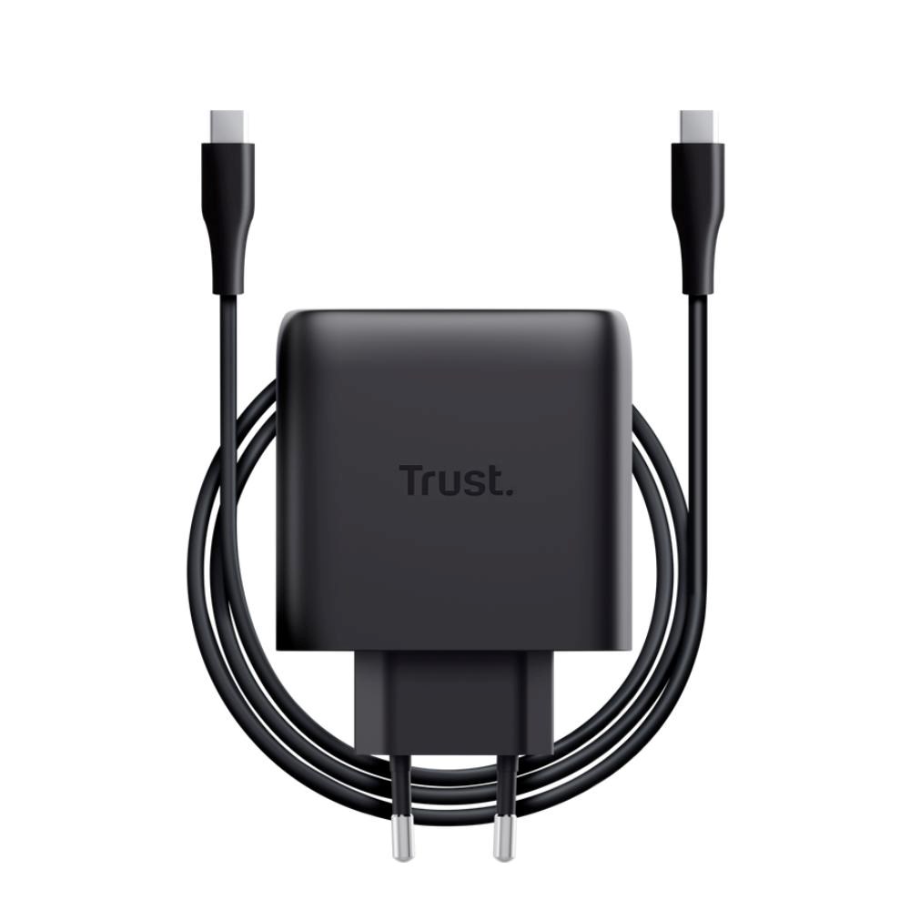 TRUST GaN Nabíječka MAXO 65W 2-Port, USB-C, bílá