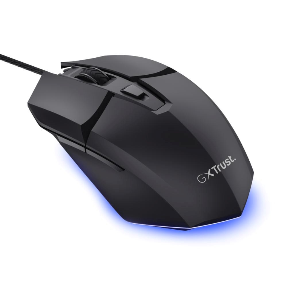 TRUST Myš GXT 121 Felox+, Drátová USB, RGB, černá