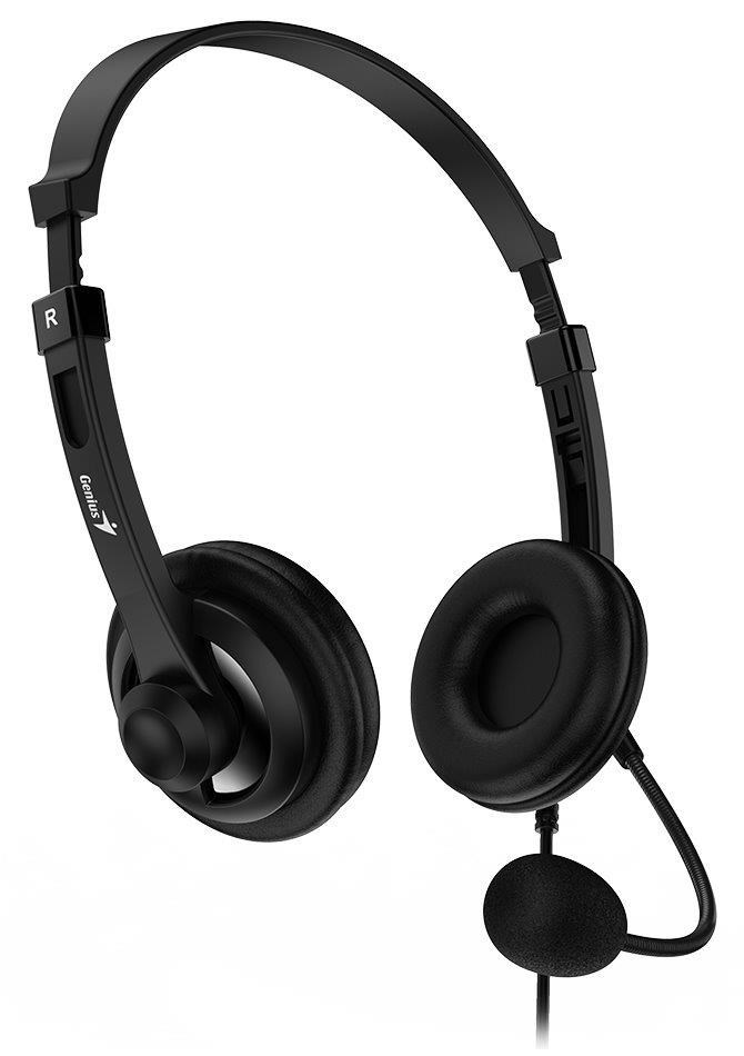GENIUS sluchátka HS-230U/ USB/ černá