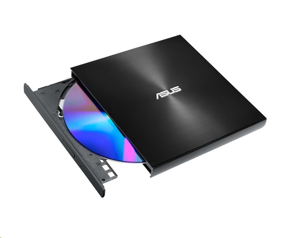 ASUS DVD ZenDrive SDRW-08U8M-U BLACK, External Slim DVD-RW, černá