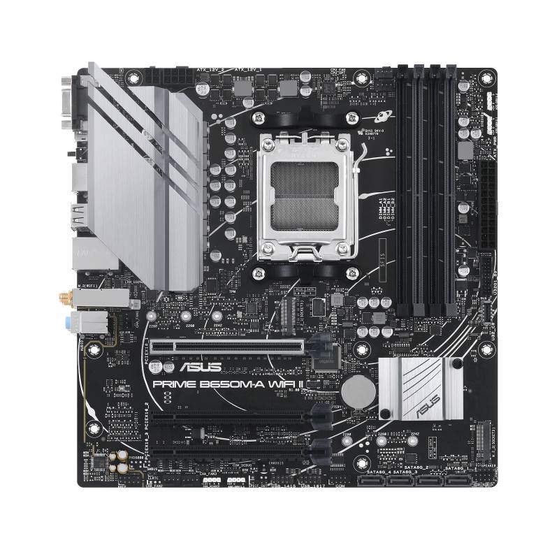 ASUS MB Sc AM5 PRIME B650M-A WIFI II, AMD B650, 4xDDR5, 1xDP, 1xHDMI, 1xVGA, WI-FI, mATX
