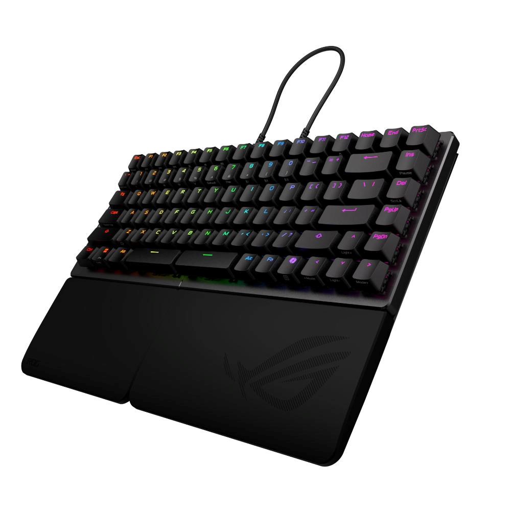 ASUS Klávesnice ROG Falcata, Mechanická, Bezdrátová, ARGB, černá