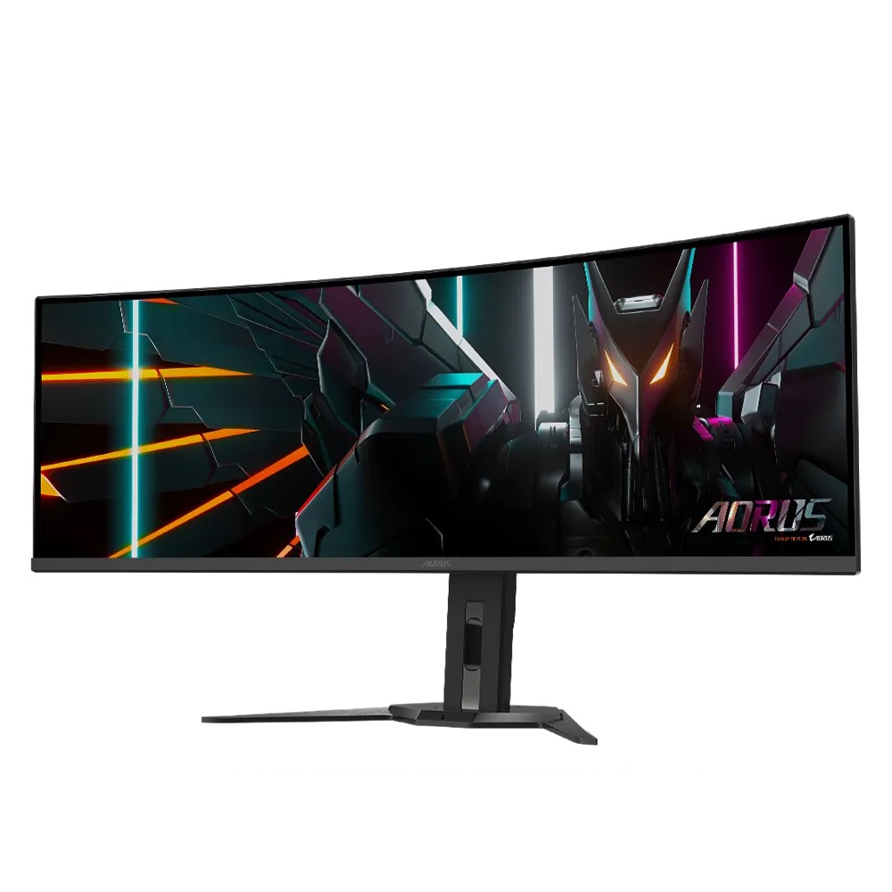 GIGABYTE LCD - 49" Gaming monitor AORUS CO49DQ, OLED, 5120x1440 DQHD 32:9, 144Hz, 1.5M:1, 250cd/m2, 0.03ms, 2xHDMI, 1xDP