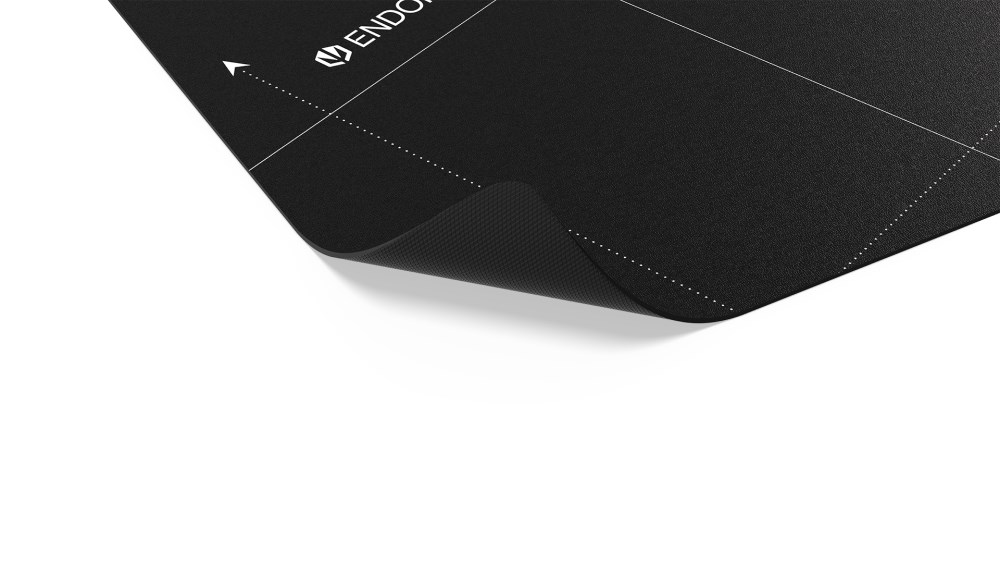 ENDORFY Podložka pod židli FP90S, 900x900, čtvercová, černá