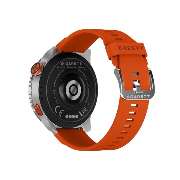 Garett Smartwatch COMPASS Silver, GPS