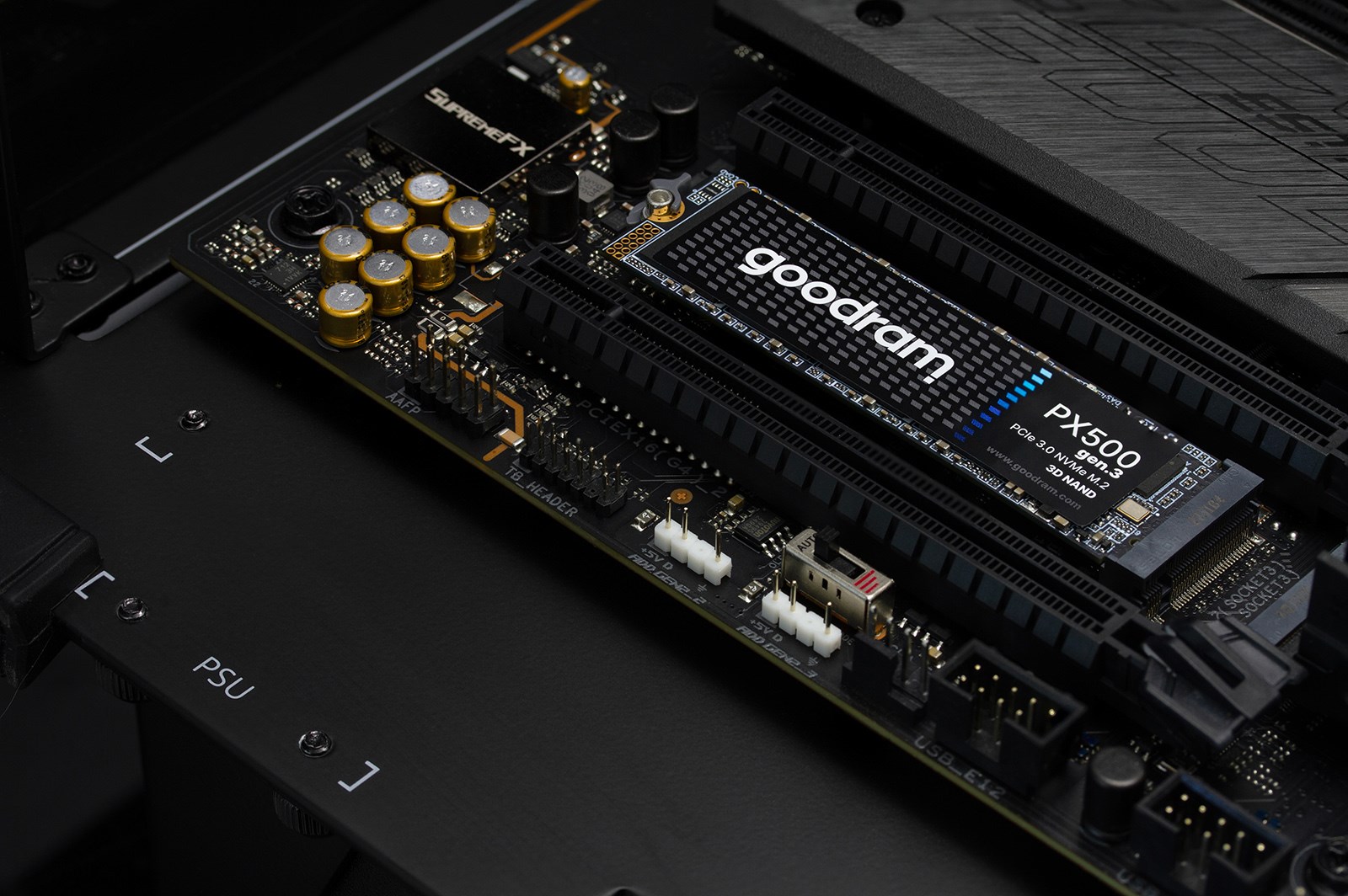 GOODRAM SSD PX500 Gen.3 512GB, PCIe Gen3x4, M.2 2280, (R:3200/W:2400MB/s)