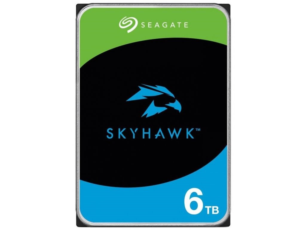SEAGATE HDD 6TB SKYHAWK (SURVEILLANCE), 3.5", SATAIII, 5400 RPM, Cache 256MB, CMR