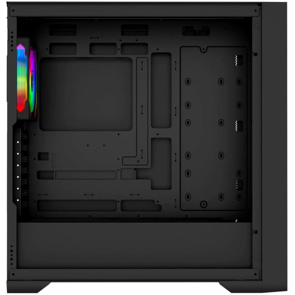 EVOLVEO Rhino, skříň eATX/ATX, 4x ARGB ventilátor 120mm, boční panel temperované sklo + mřížkovaný přední panel