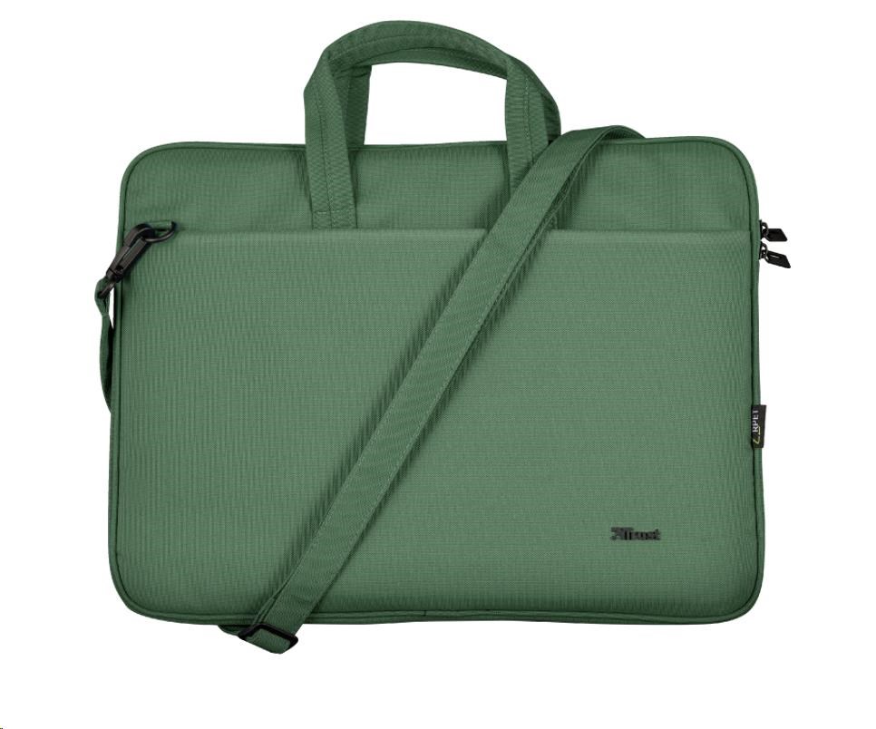 TRUST Pouzdro na notebook 16" Bologna Slim Laptop Bag Eco, zelená