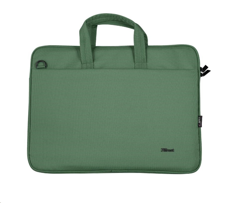 TRUST Pouzdro na notebook 16" Bologna Slim Laptop Bag Eco, zelená