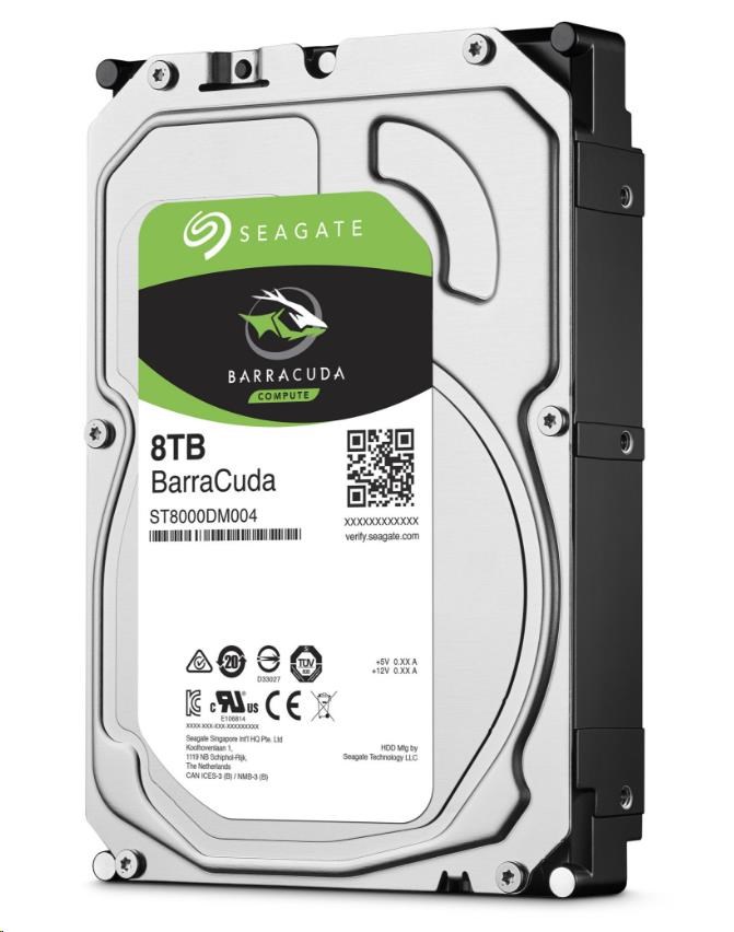 SEAGATE HDD 8TB BARRACUDA, 3.5", SATAIII, 5400 RPM, Cache 256MB