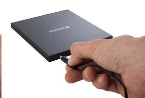 VERBATIM externí mechanika Slimline Blu-ray Rewriter USB 3.0 Zdarma BR Disc 25GB (CD DVD BD Mdisc) +NERO