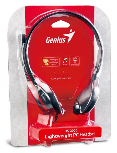 GENIUS sluchátka s mikrofonem HS-200C