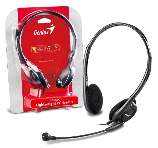 GENIUS sluchátka s mikrofonem HS-200C