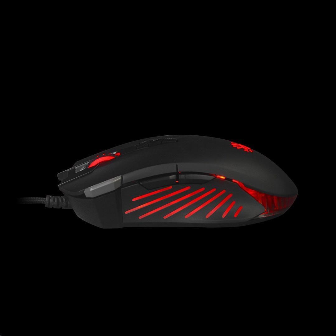 A4tech herní myš BLOODY V9M, až 4000DPI, V-Track technologie, 160KB paměť, USB, CORE 2, kovové podložky