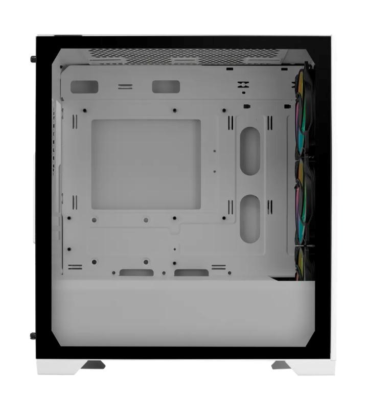 Cooler Master case Elite 301, mATX, Průhledná bočnice, 3x 120mm ARGB Fan, Bílá
