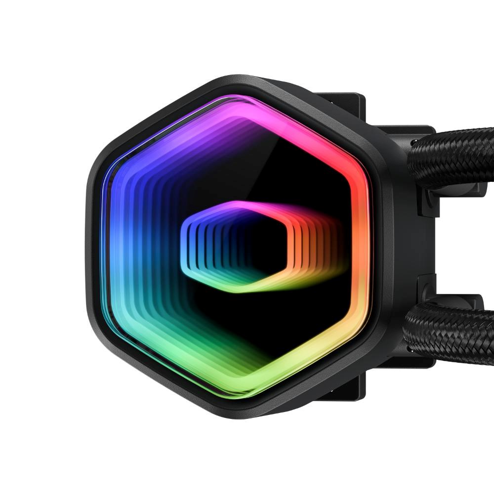 Cooler Master vodní chladič MasterLiquid 240 Core II, 2x120mm, LGA1851, AM5, černá