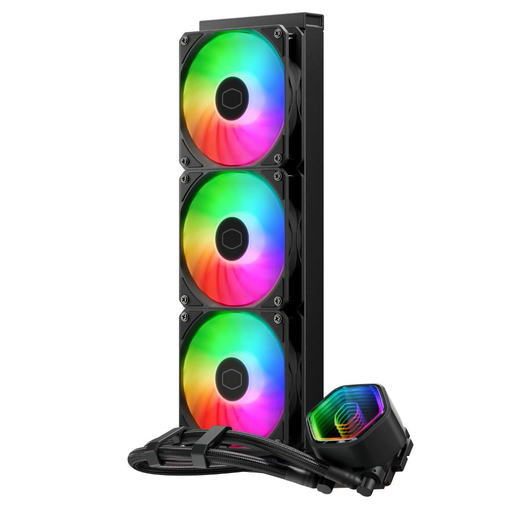 Cooler Master vodní chladič MasterLiquid 360 Core II, 3x120mm, LGA1851, AM5, černá