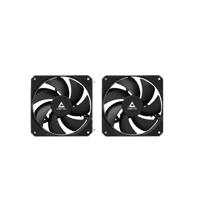 CHIEFTEC vodní chlazení CPU Iceberg 240 Dark, 2x120mm, ARGB vodní blok, LGA1851, AM5, černá