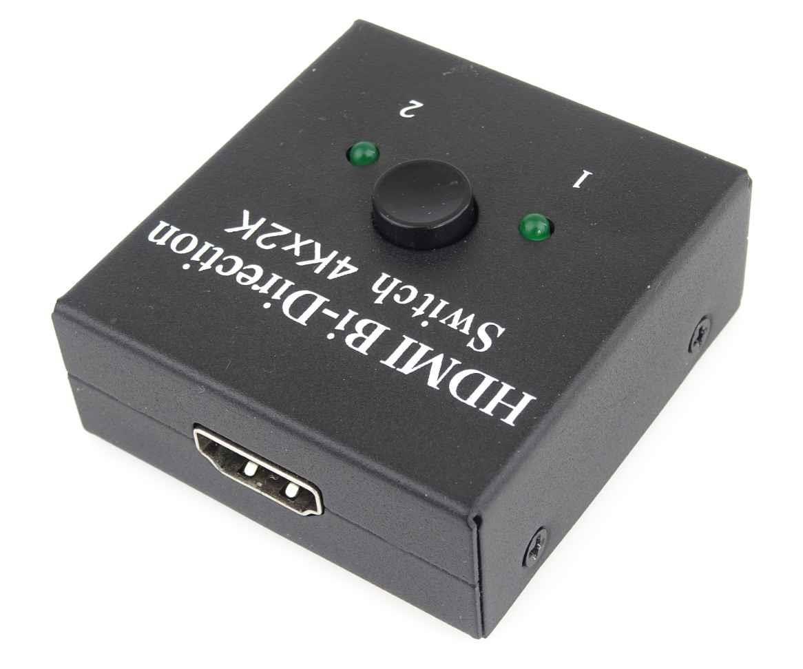 PremiumCord HDMI Switch 4K, FULL HD 1080p obousměrný 2-1 nebo 1-2