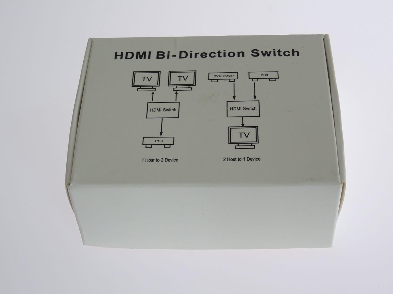 PremiumCord HDMI Switch 4K, FULL HD 1080p obousměrný 2-1 nebo 1-2